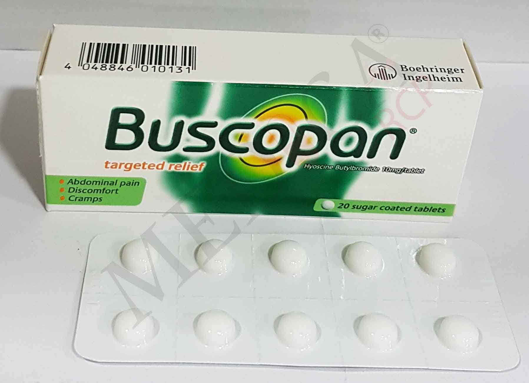 Medica RCP Buscopan SC Tablets Indications Side Effects 